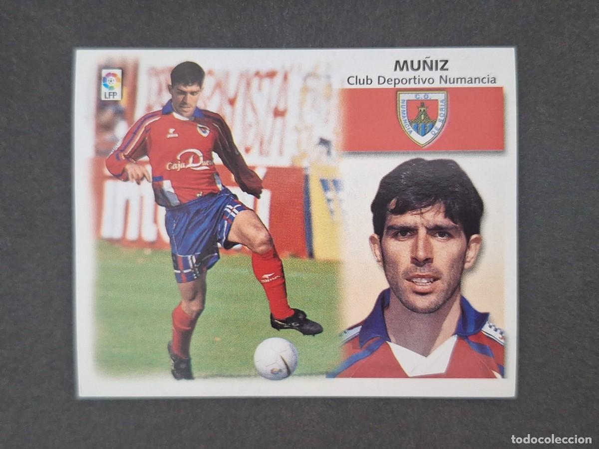 Cartes &agrave; collectionner de Football: L5 MU&Ntilde;IZ C. D. NUMANCIA LIGA ESTE 1999 2000 99 00 NUNCA PEGADO SIN PEGAR