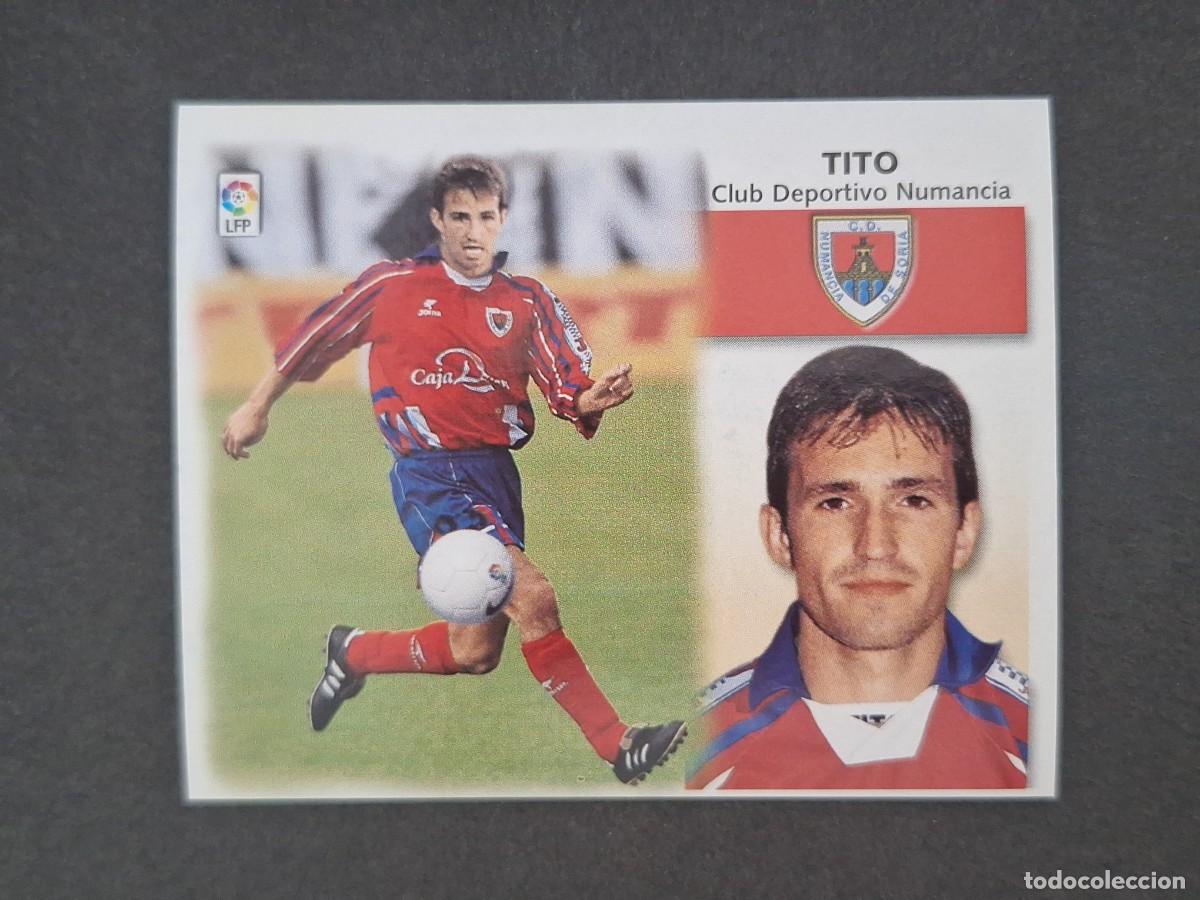 Football Stickers: L5 TITO C. D. NUMANCIA LIGA ESTE 1999 2000 99 00 NUNCA PEGADO SIN PEGAR
