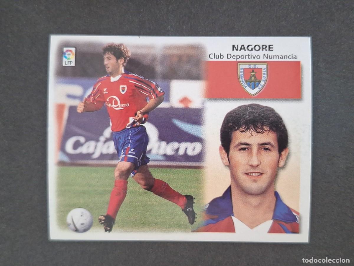Cromos de f&uacute;tbol: L5 NAGORE C. D. NUMANCIA LIGA ESTE 1999 2000 99 00 NUNCA PEGADO SIN PEGAR