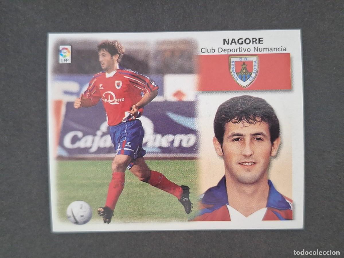 Cromos de f&uacute;tbol: L5 NAGORE C. D. NUMANCIA LIGA ESTE 1999 2000 99 00 NUNCA PEGADO SIN PEGAR