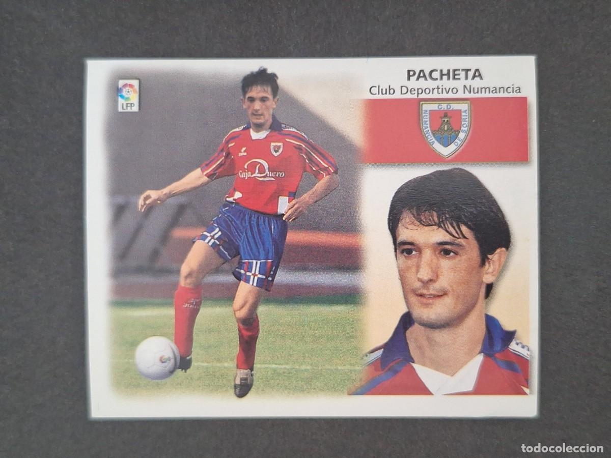 Cromos de f&uacute;tbol: L5 PACHETA C. D. NUMANCIA LIGA ESTE 1999 2000 99 00 NUNCA PEGADO SIN PEGAR