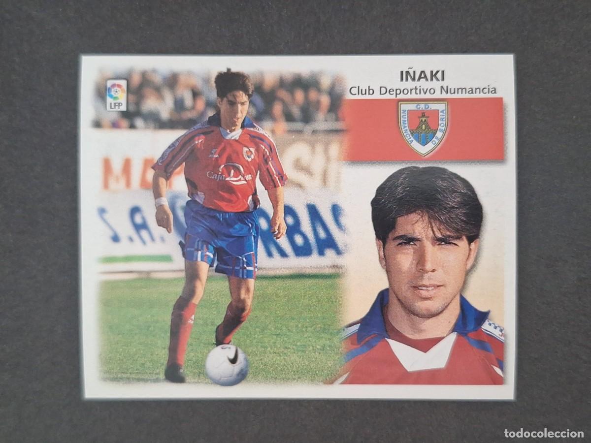 Cromos de f&uacute;tbol: L5 I&Ntilde;AKI C. D. NUMANCIA LIGA ESTE 1999 2000 99 00 NUNCA PEGADO SIN PEGAR