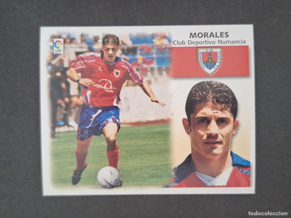 Cromos de f&uacute;tbol: L5 MORALES C. D. NUMANCIA LIGA ESTE 1999 2000 99 00 NUNCA PEGADO SIN PEGAR