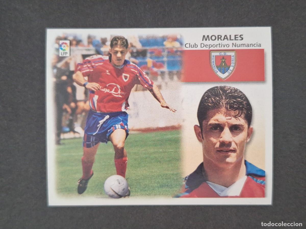 Cromos de f&uacute;tbol: L5 MORALES C. D. NUMANCIA LIGA ESTE 1999 2000 99 00 NUNCA PEGADO SIN PEGAR