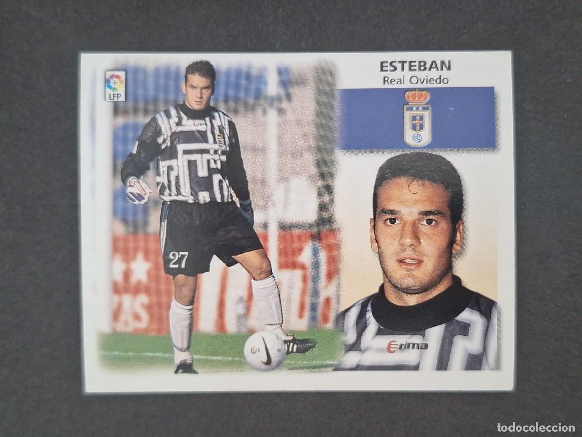 Cromos de f&uacute;tbol: L5 ESTEBAN REAL OVIEDO LIGA ESTE 1999 2000 99 00 NUNCA PEGADO SIN PEGAR
