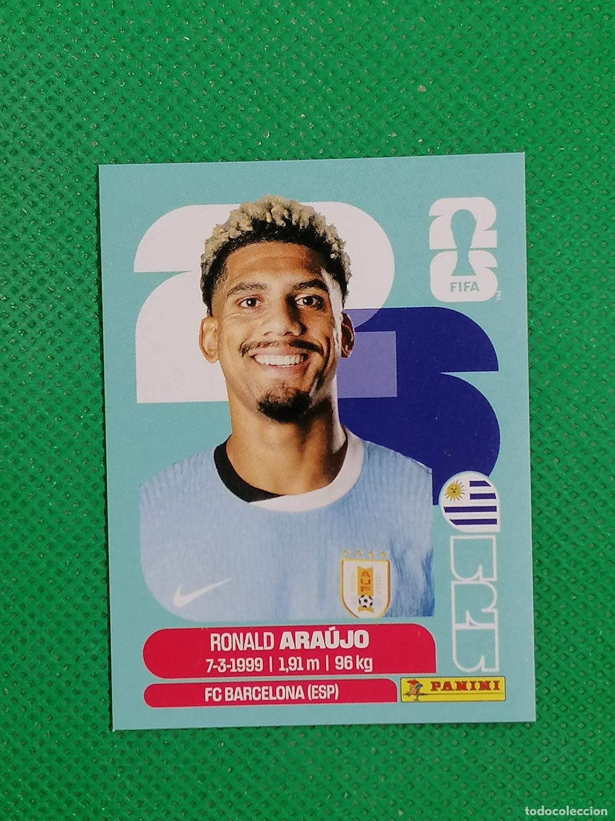 Fu&szlig;ball-Sticker: URU 4 URU4 RONALD ARAUJO URUGUAY ⚽ PANINI FIFA MUNDIAL WORLD CUP 26 2026 STICKER ⚽