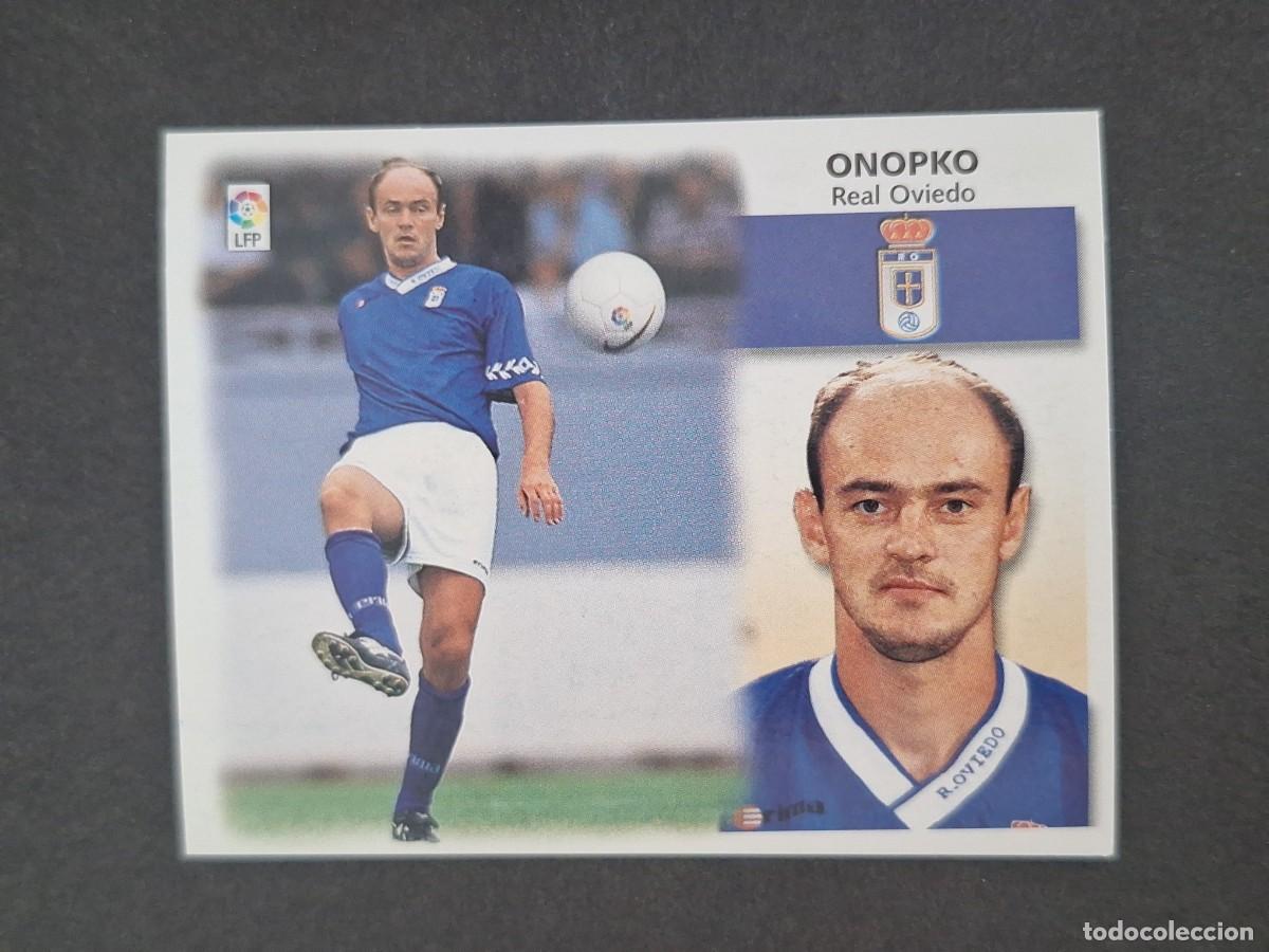 Fu&szlig;ball-Sticker: L5 ONOPKO REAL OVIEDO LIGA ESTE 1999 2000 99 00 NUNCA PEGADO SIN PEGAR