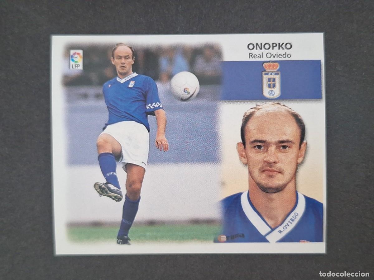 Fu&szlig;ball-Sticker: L5 ONOPKO REAL OVIEDO LIGA ESTE 1999 2000 99 00 NUNCA PEGADO SIN PEGAR
