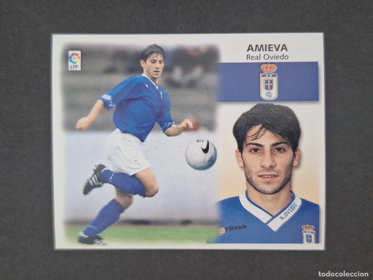 Cromos de f&uacute;tbol: L5 AMIEVA REAL OVIEDO LIGA ESTE 1999 2000 99 00 NUNCA PEGADO SIN PEGAR