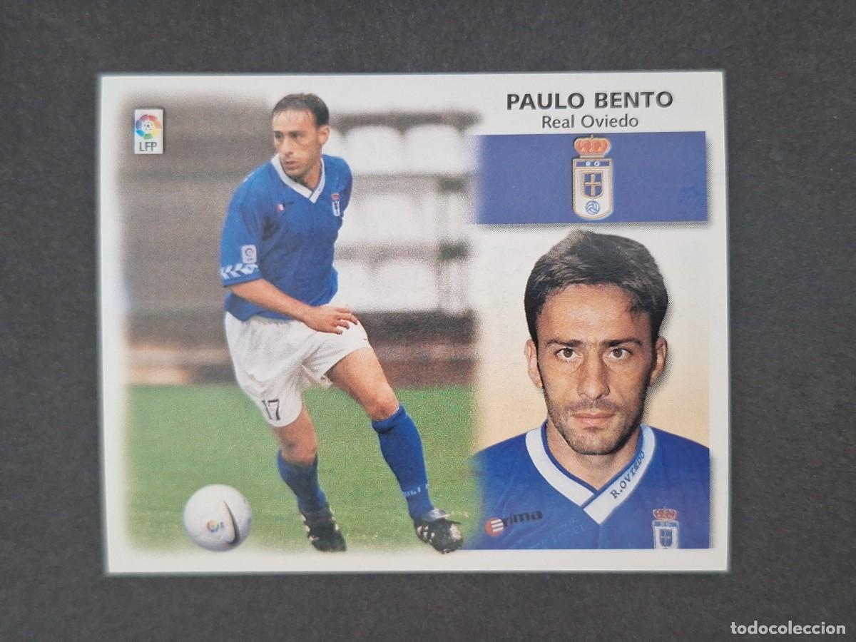 Cromos de f&uacute;tbol: L5 PAULO BENTO REAL OVIEDO LIGA ESTE 1999 2000 99 00 NUNCA PEGADO SIN PEGAR