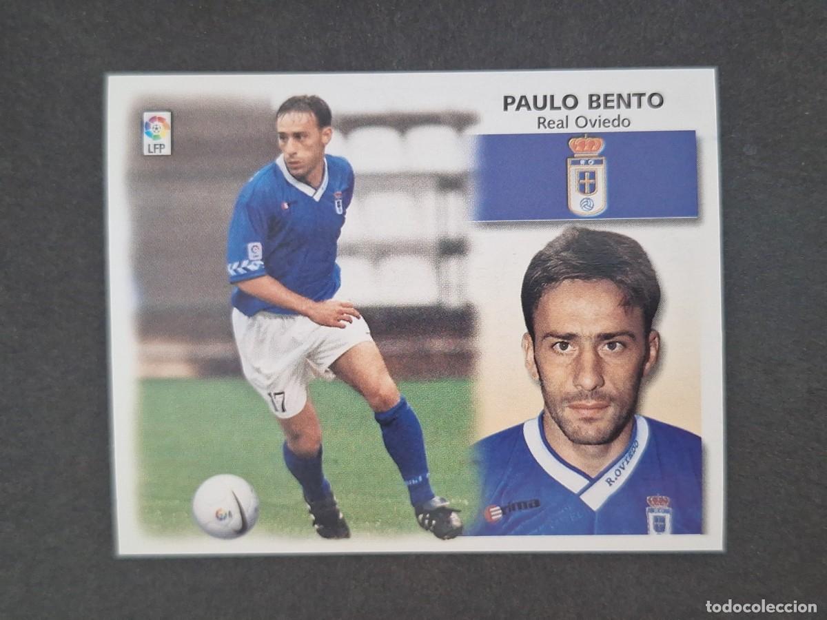 Cromos de f&uacute;tbol: L5 PAULO BENTO REAL OVIEDO LIGA ESTE 1999 2000 99 00 NUNCA PEGADO SIN PEGAR