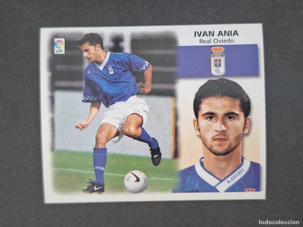 Cromos de f&uacute;tbol: L5 IVAN ANIA REAL OVIEDO LIGA ESTE 1999 2000 99 00 NUNCA PEGADO SIN PEGAR