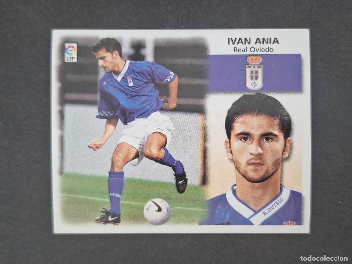 Cromos de f&uacute;tbol: L5 IVAN ANIA REAL OVIEDO LIGA ESTE 1999 2000 99 00 NUNCA PEGADO SIN PEGAR