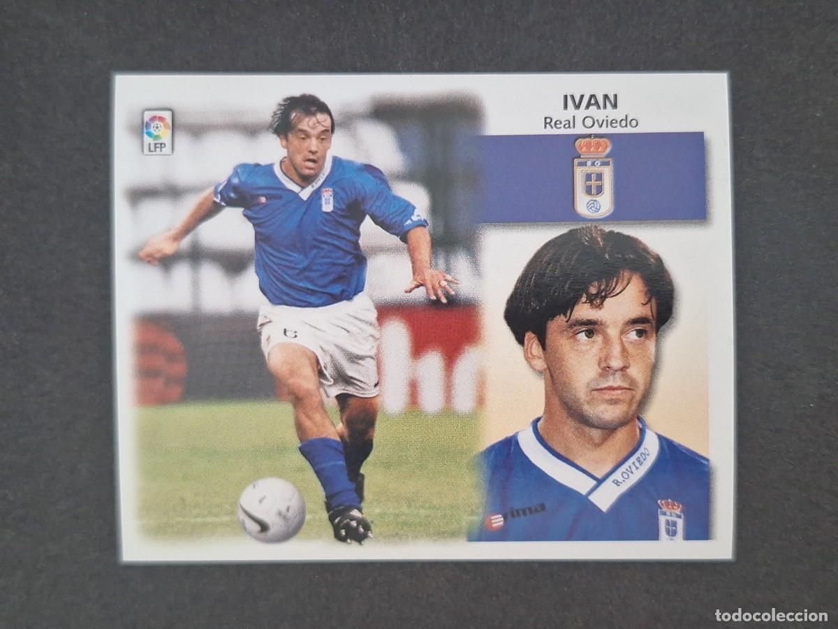 Cromos de f&uacute;tbol: L5 IVAN REAL OVIEDO LIGA ESTE 1999 2000 99 00 NUNCA PEGADO SIN PEGAR