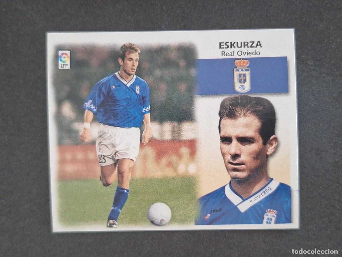 Cromos de f&uacute;tbol: L5 ESKURZA REAL OVIEDO LIGA ESTE 1999 2000 99 00 NUNCA PEGADO SIN PEGAR