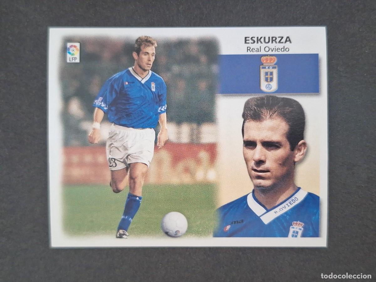 Cromos de f&uacute;tbol: L5 ESKURZA REAL OVIEDO LIGA ESTE 1999 2000 99 00 NUNCA PEGADO SIN PEGAR