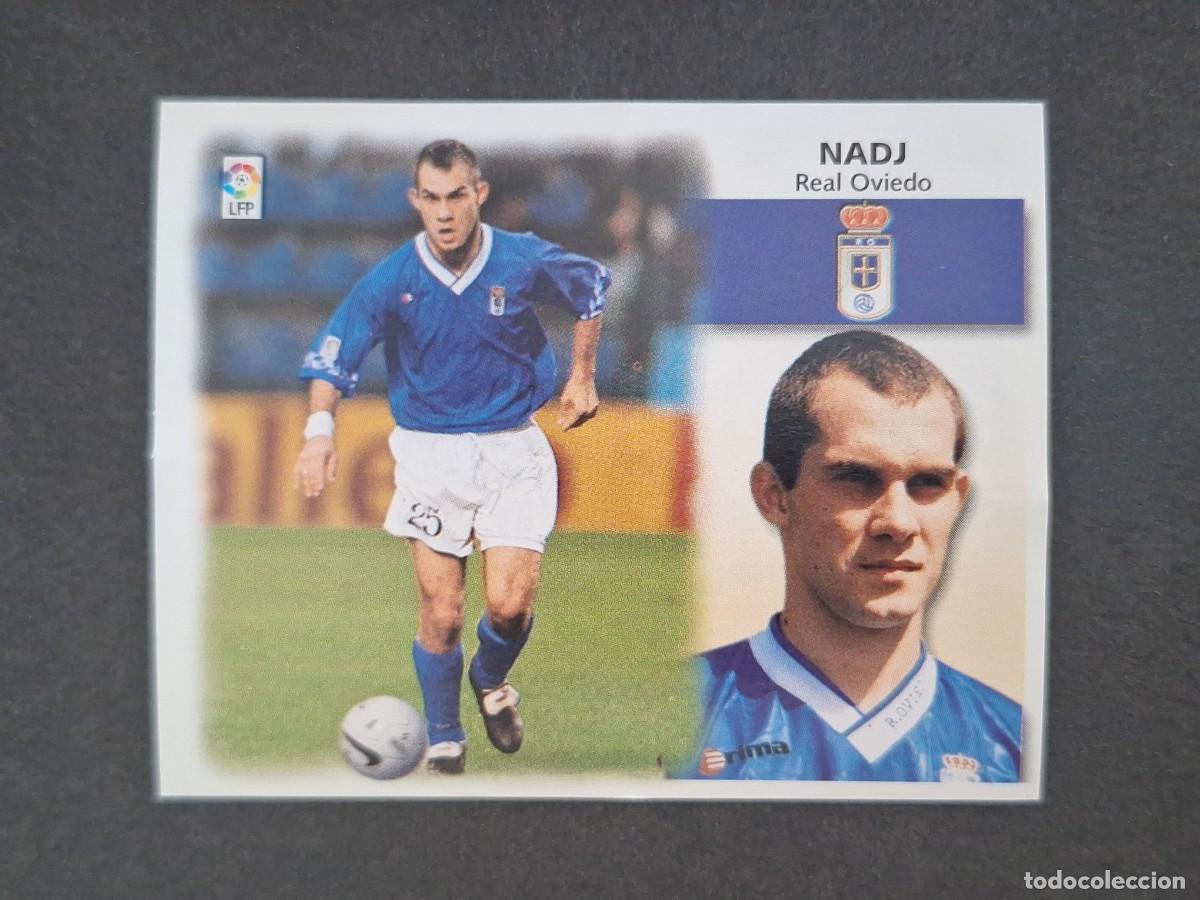 Cromos de f&uacute;tbol: L5 NADJ REAL OVIEDO LIGA ESTE 1999 2000 99 00 NUNCA PEGADO SIN PEGAR