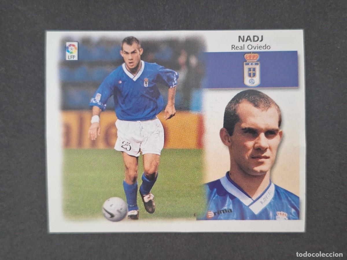 Cromos de f&uacute;tbol: L5 NADJ REAL OVIEDO LIGA ESTE 1999 2000 99 00 NUNCA PEGADO SIN PEGAR