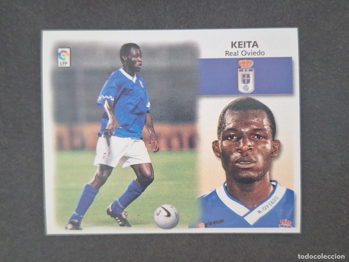 Cromos de f&uacute;tbol: L5 KEITA REAL OVIEDO LIGA ESTE 1999 2000 99 00 NUNCA PEGADO SIN PEGAR