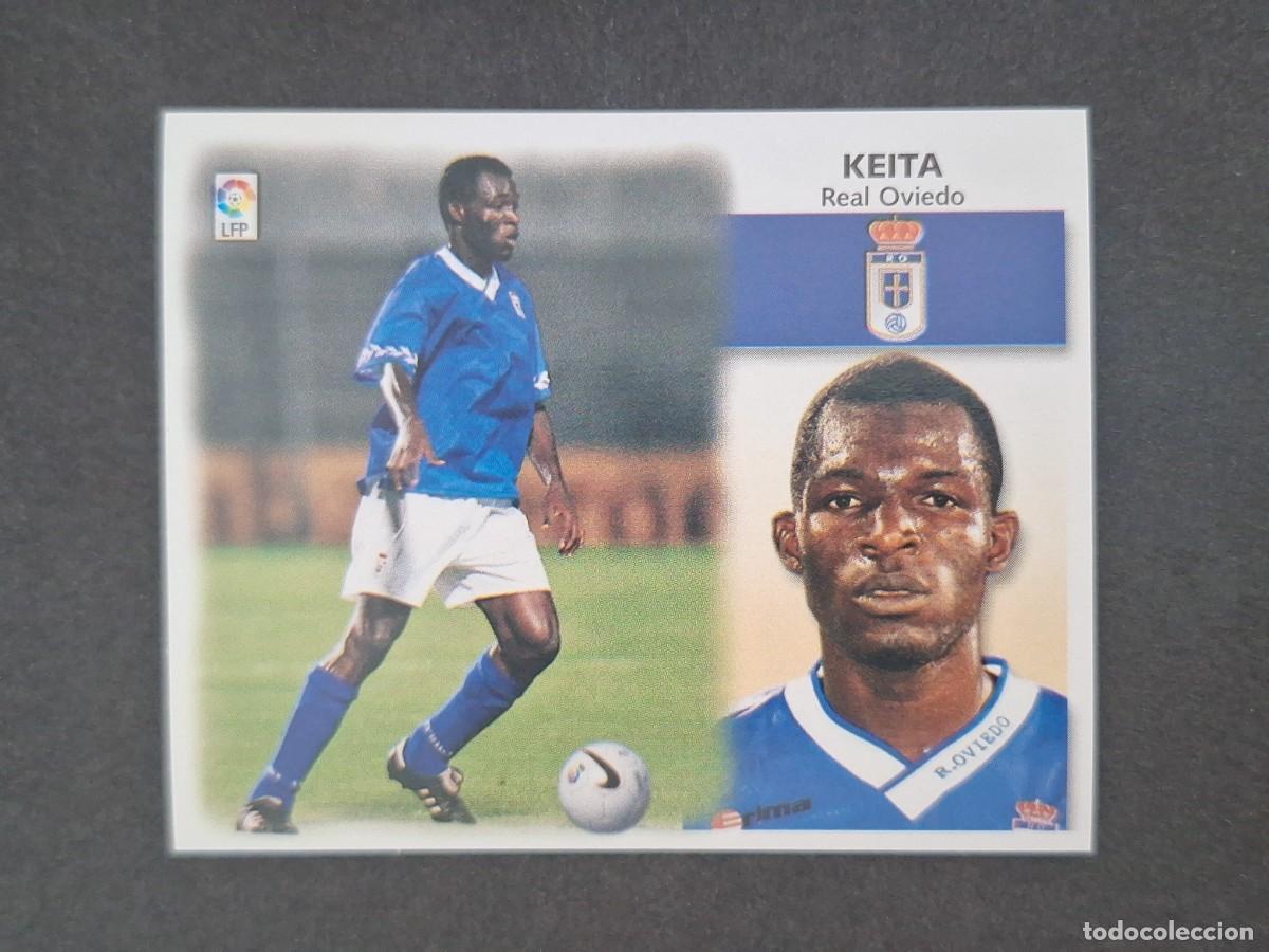 Cromos de f&uacute;tbol: L5 KEITA REAL OVIEDO LIGA ESTE 1999 2000 99 00 NUNCA PEGADO SIN PEGAR