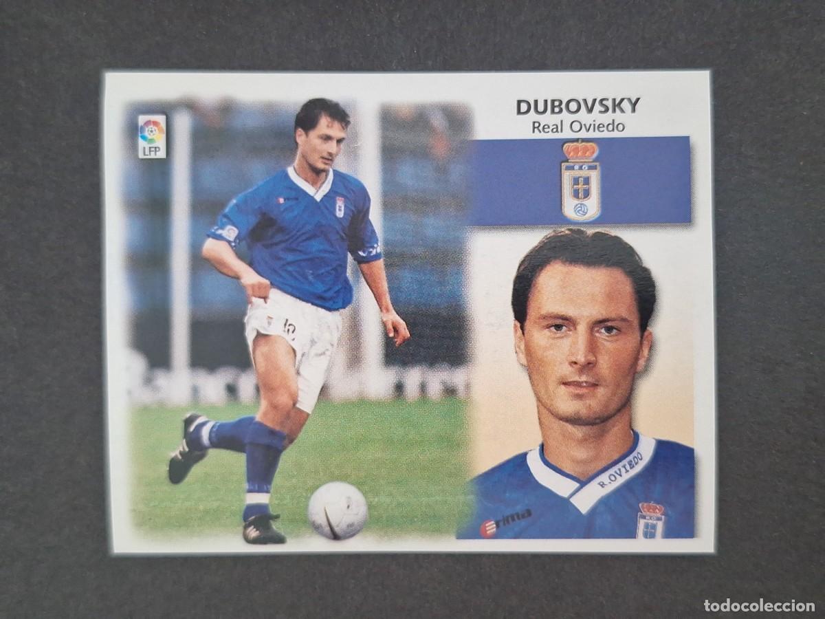 Cromos de f&uacute;tbol: L5 DUBOVSKY REAL OVIEDO LIGA ESTE 1999 2000 99 00 NUNCA PEGADO SIN PEGAR