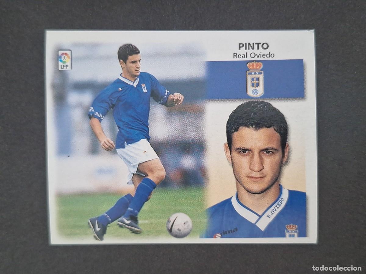 Cromos de f&uacute;tbol: L5 PINTO REAL OVIEDO LIGA ESTE 1999 2000 99 00 NUNCA PEGADO SIN PEGAR