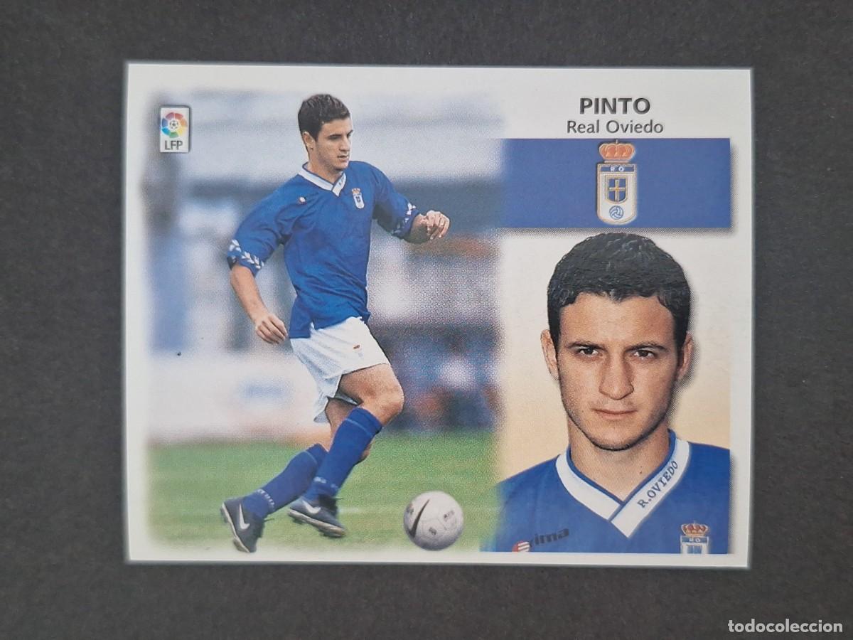 Cromos de f&uacute;tbol: L5 PINTO REAL OVIEDO LIGA ESTE 1999 2000 99 00 NUNCA PEGADO SIN PEGAR