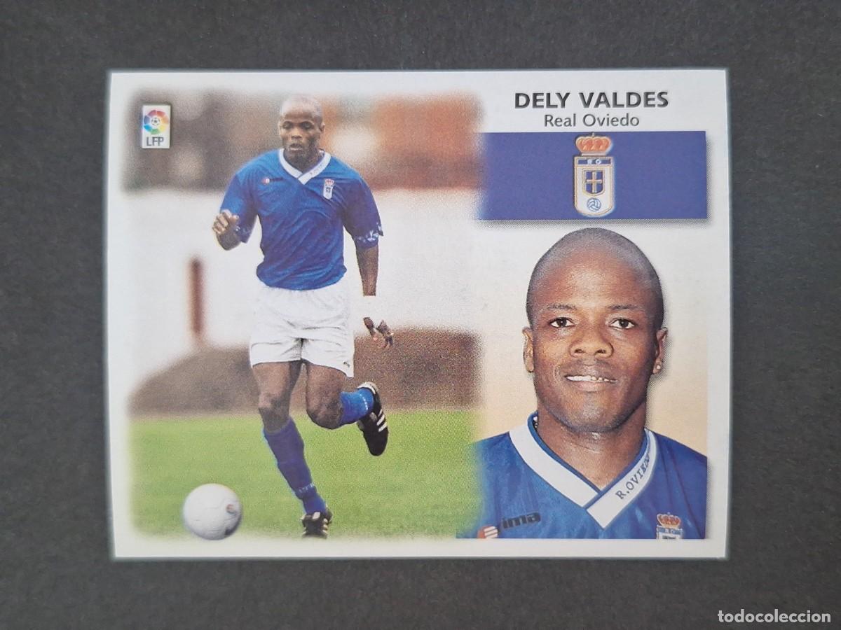 Cromos de f&uacute;tbol: L5 DELY VALDES REAL OVIEDO LIGA ESTE 1999 2000 99 00 NUNCA PEGADO SIN PEGAR