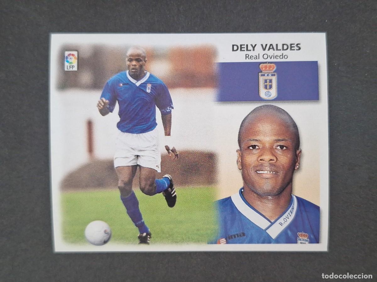 Cromos de f&uacute;tbol: L5 DELY VALDES REAL OVIEDO LIGA ESTE 1999 2000 99 00 NUNCA PEGADO SIN PEGAR