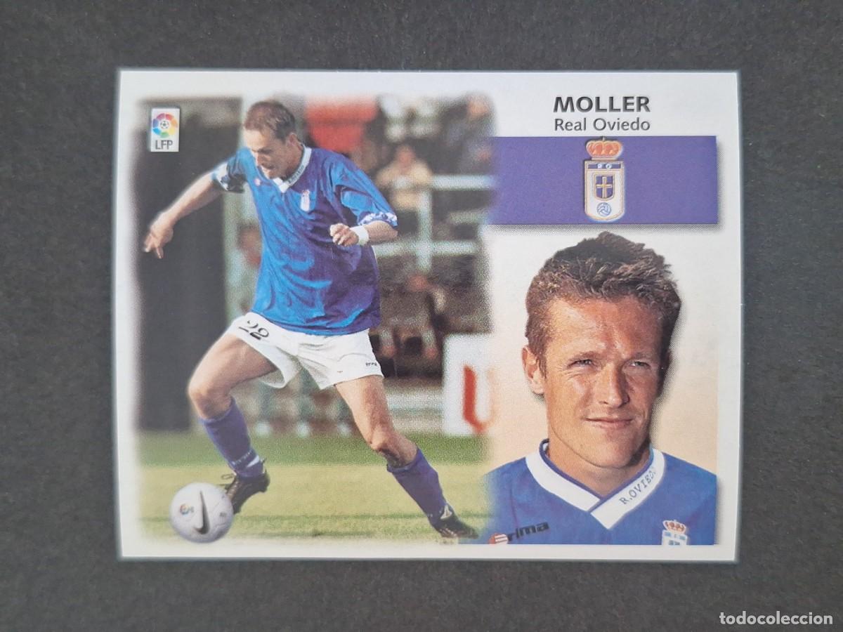 Cromos de f&uacute;tbol: L5 MOLLER REAL OVIEDO LIGA ESTE 1999 2000 99 00 NUNCA PEGADO SIN PEGAR
