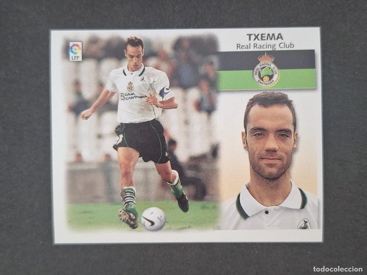 Cromos de f&uacute;tbol: L5 TXEMA RACING DE SANTANDER LIGA ESTE 1999 2000 99 00 NUNCA PEGADO SIN PEGAR