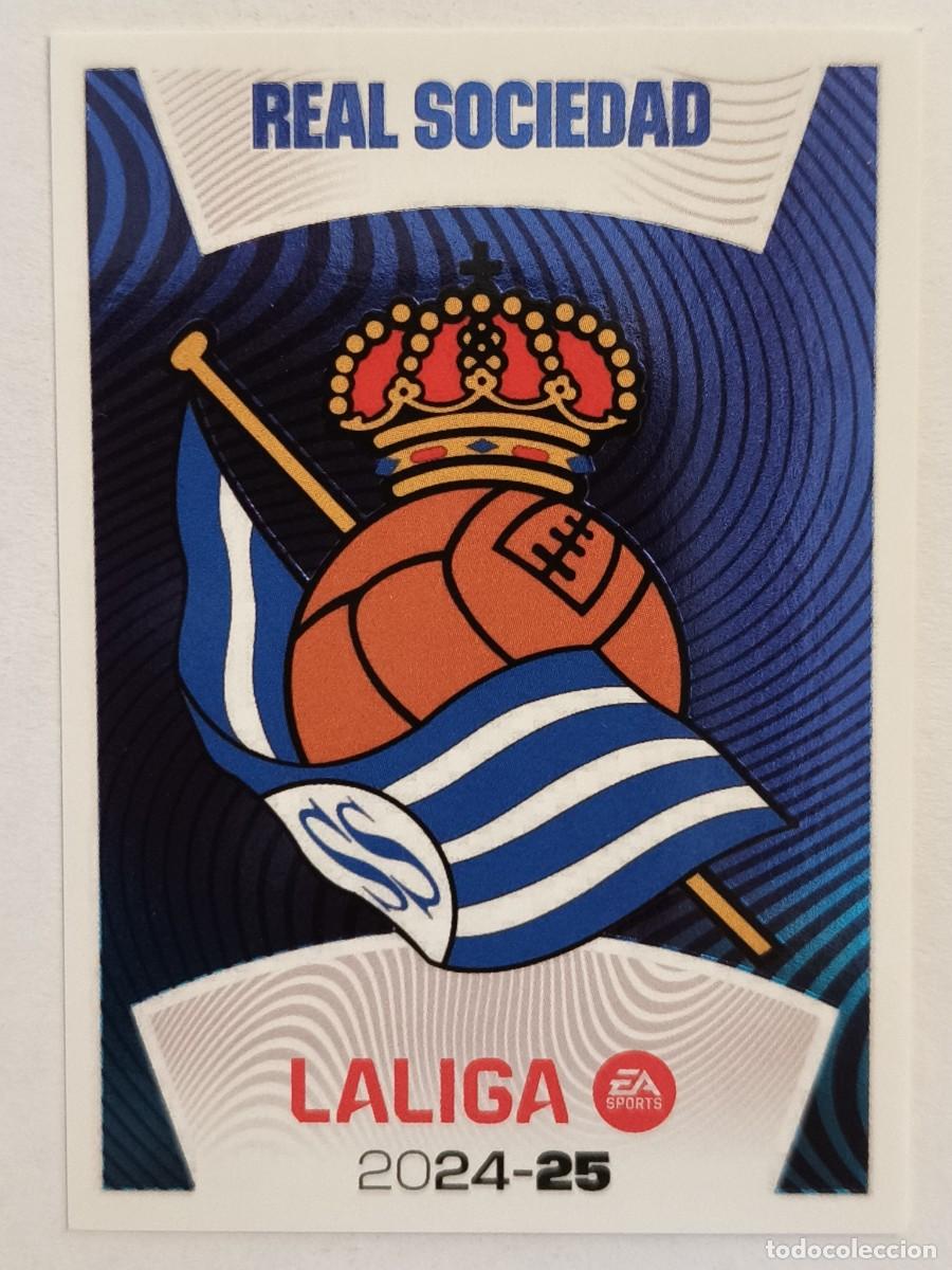 Cromos de f&uacute;tbol: #1 ESCUDO (REAL SOCIEDAD) LIGA 24/25 ESTE