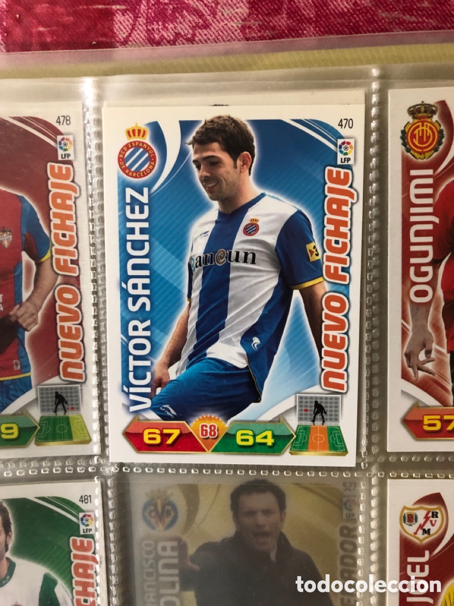 Cromos de f&uacute;tbol: 479 VICTOR SANCHEZ ESPA&Ntilde;OL PANINI ADRENALYN 2011 2012 CROMO FUTBOL 11 12 - A50 PG154 NUEVO FICHAJE
