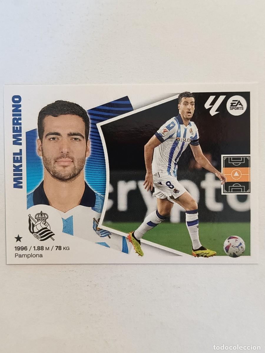 Cromos de f&uacute;tbol: #13 MIKEL MERINO (REAL SOCIEDAD) LIGA 24/25 ESTE