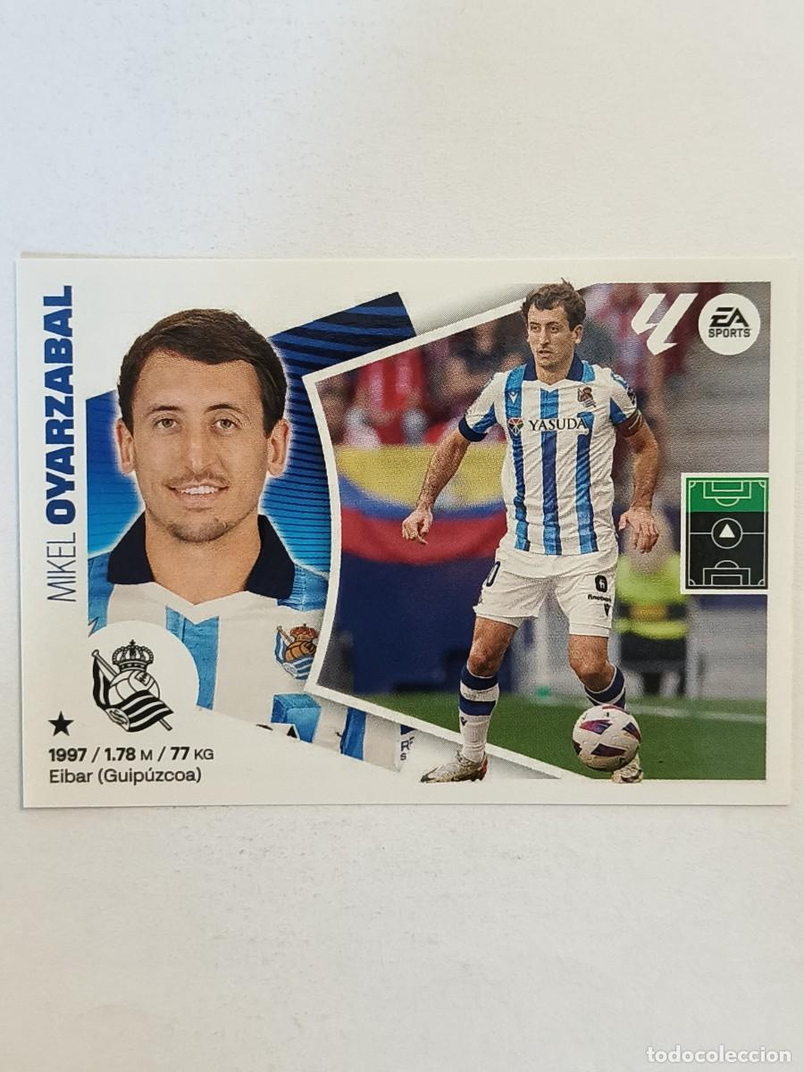 Cromos de f&uacute;tbol: #17 OYARZABAL (REAL SOCIEDAD) LIGA 24/25 ESTE