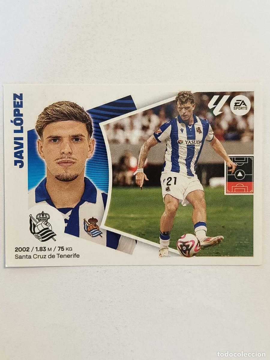 Cromos de f&uacute;tbol: #JAVI LOPEZ ULTIMOS FICHAJES 9 (REAL SOCIEDAD) LIGA 24/25 ESTE