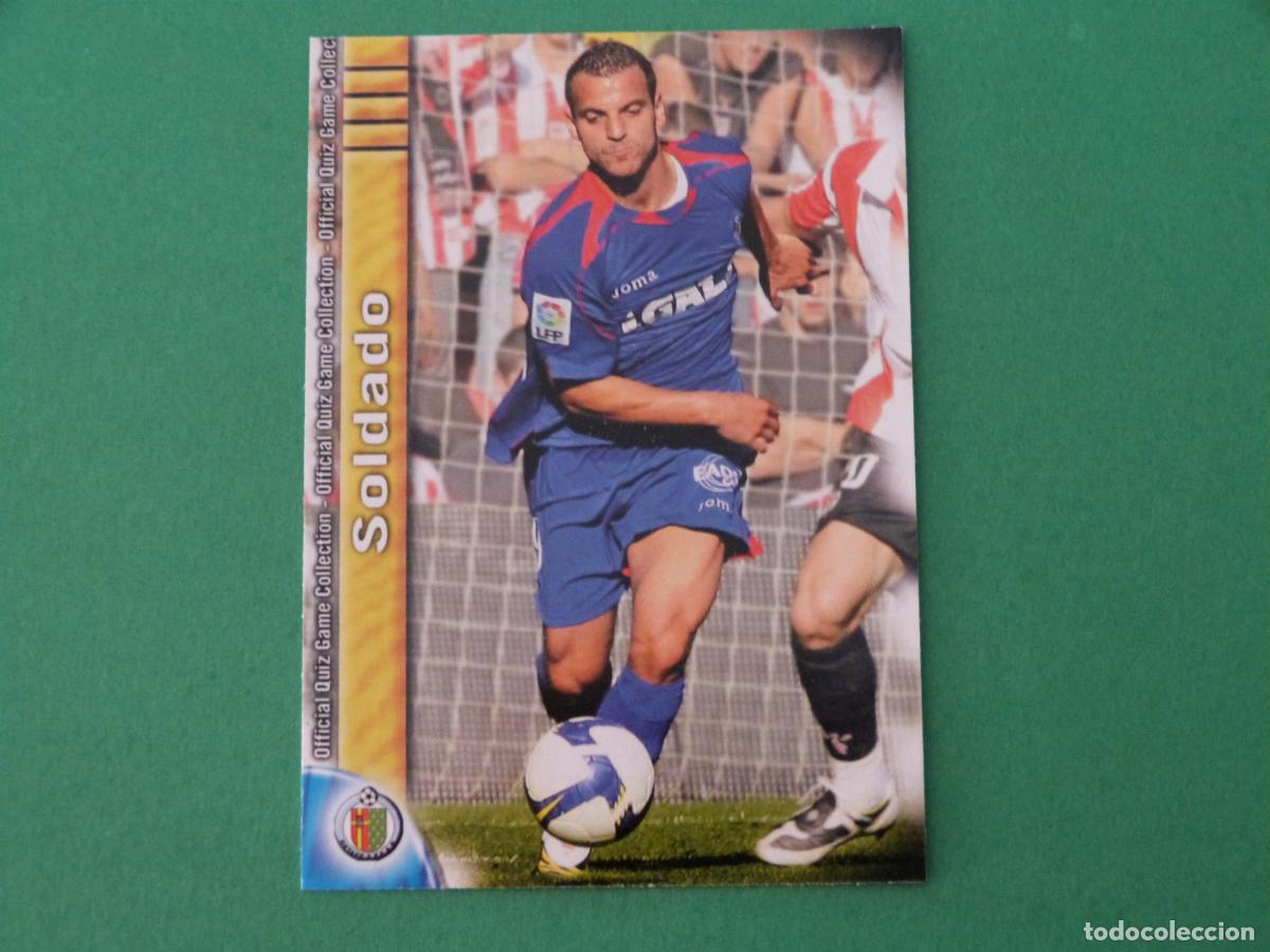 Cromos de f&uacute;tbol: TRADING CARD FUTBOL SOLDADO GETAFE C.F. N&ordm; 453 FICHAS LIGA MUNDICROMO 2009-2010/09-10