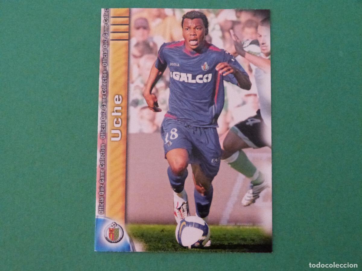 Cromos de f&uacute;tbol: TRADING CARD FUTBOL UCHE GETAFE C.F. BAJA N&ordm; 452 FICHAS LIGA MUNDICROMO 2009-2010/09-10