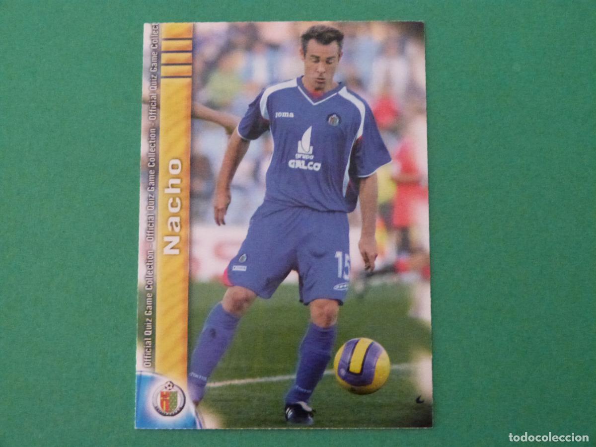 Cromos de f&uacute;tbol: TRADING CARD FUTBOL NACHO GETAFE C.F. BAJA N&ordm; 449 FICHAS LIGA MUNDICROMO 2009-2010/09-10