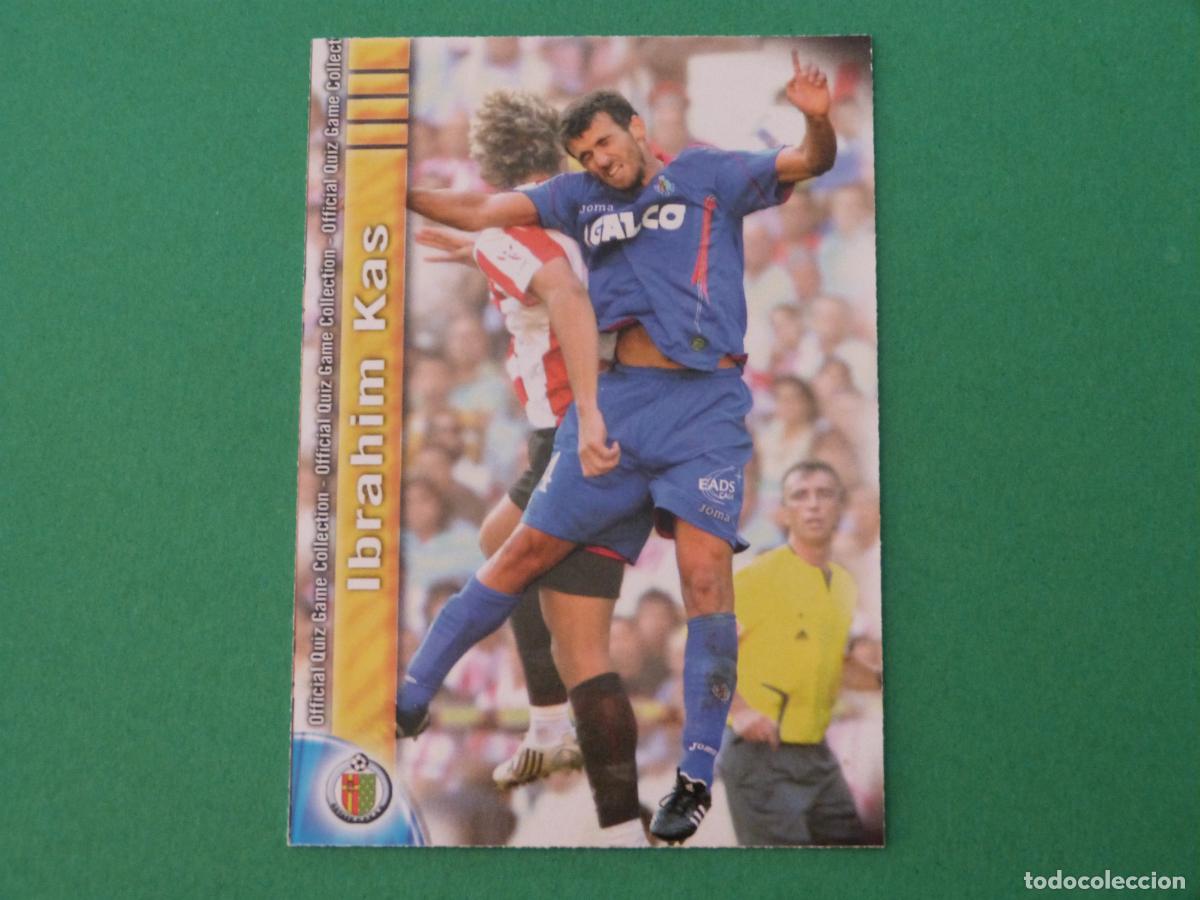 Fu&szlig;ball-Sticker: TRADING CARD FUTBOL IBRAHIM KAS GETAFE C.F. BAJA N&ordm; 448 FICHAS LIGA MUNDICROMO 2009-2010/09-10