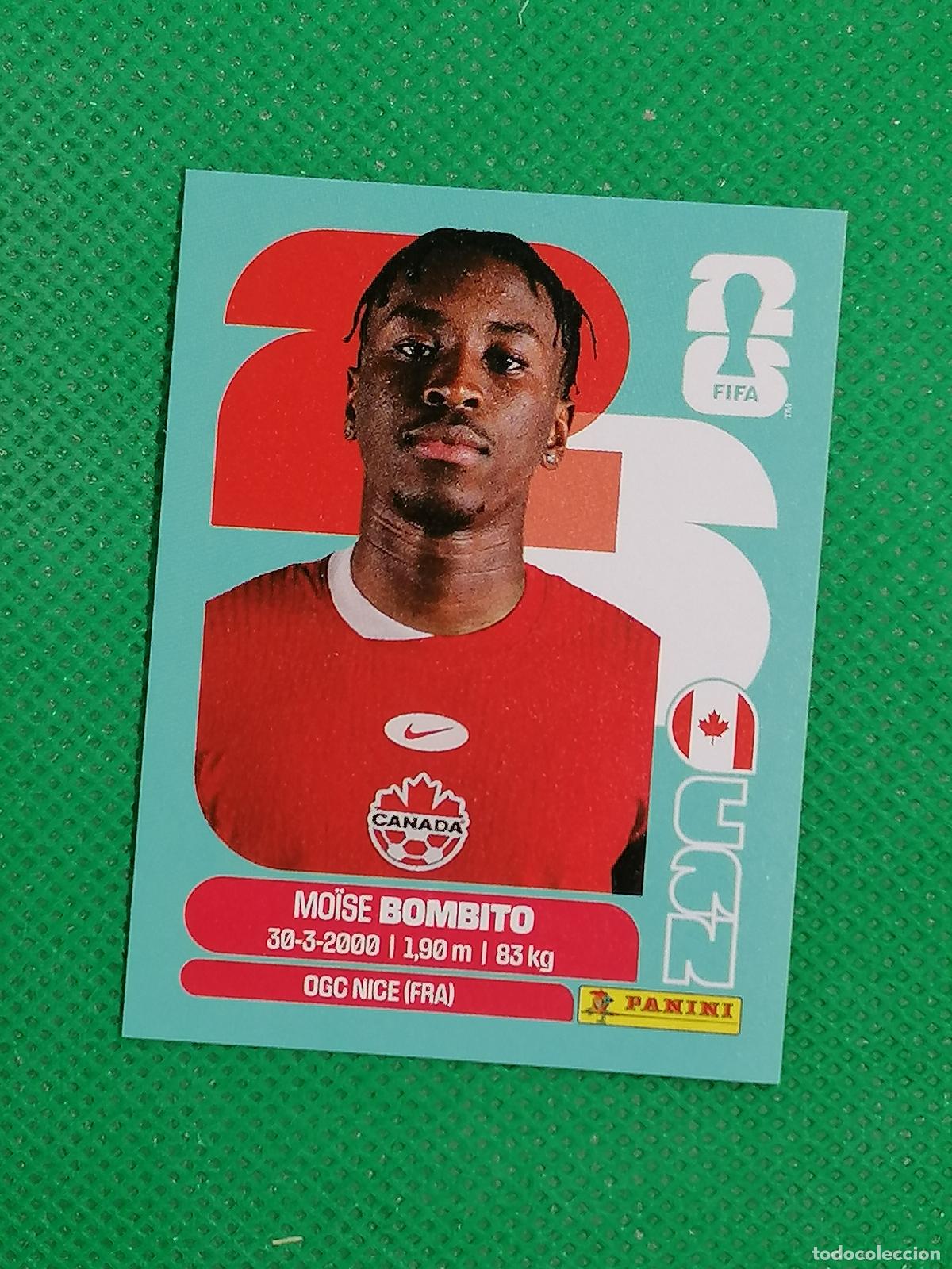 Cromos de f&uacute;tbol: CAN 8 CAN8 MOISE BOMBITO CANADA ⚽ PANINI FIFA MUNDIAL WORLD CUP 26 2026 STICKER ⚽