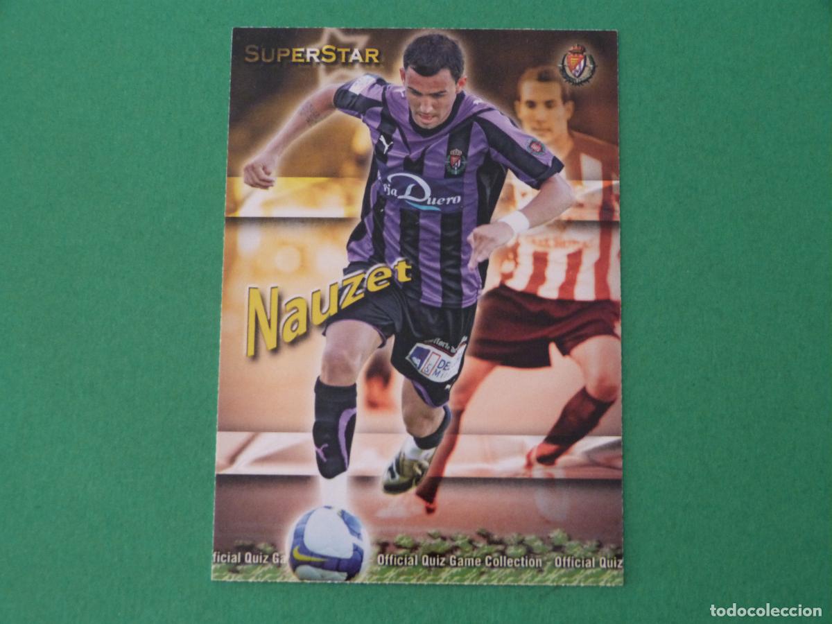 Cromos de f&uacute;tbol: TRADING CARD FUTBOL NAUZET REAL VALLADOLID C.F. MATE N&ordm; 432 FICHAS LIGA MUNDICROMO 2009-2010/09-10