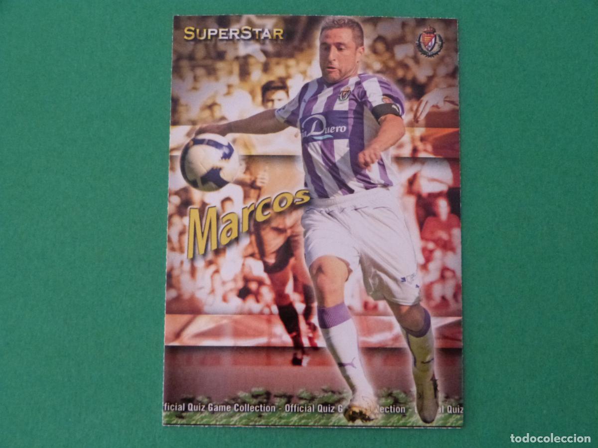 Cromos de f&uacute;tbol: TRADING CARD FUTBOL MARCOS REAL VALLADOLID C.F. MATE N&ordm; 430 FICHAS LIGA MUNDICROMO 2009-2010/09-10