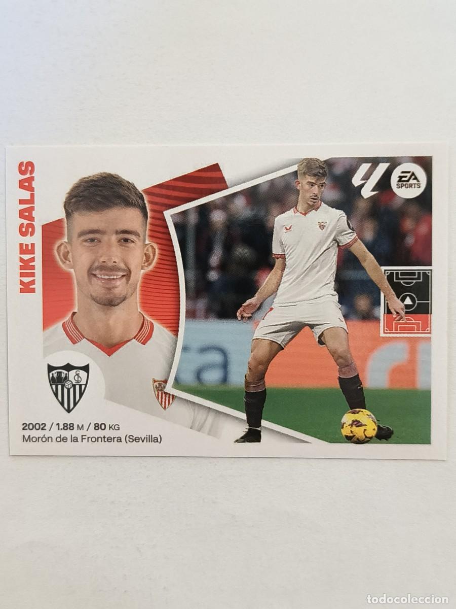Cromos de f&uacute;tbol: #10 KIKE SALAS (SEVILLA F.C.) LIGA 24/25 ESTE