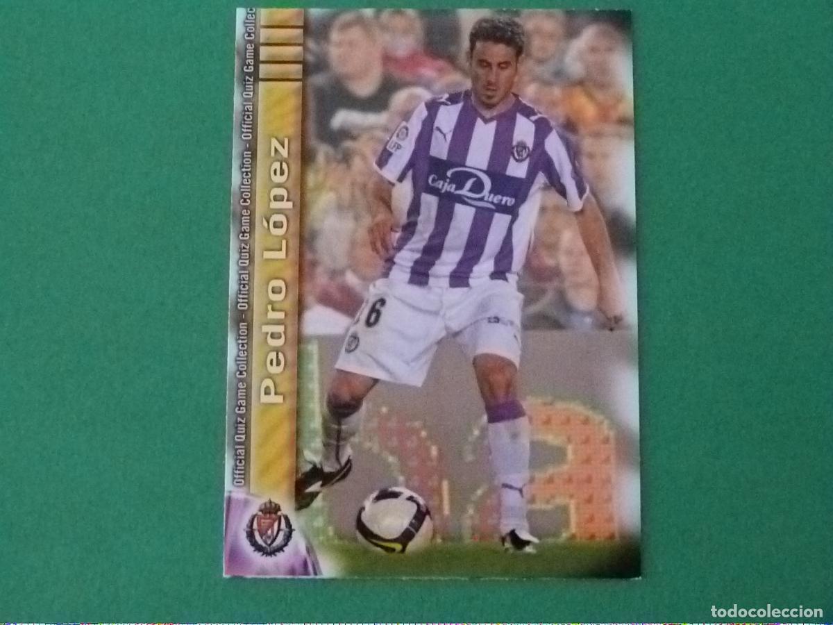Cartes &agrave; collectionner de Football: TRADING CARD FUTBOL PEDRO LOPEZ REAL VALLADOLID N&ordm; 414 FICHAS LIGA MUNDICROMO 2009-2010/09-10