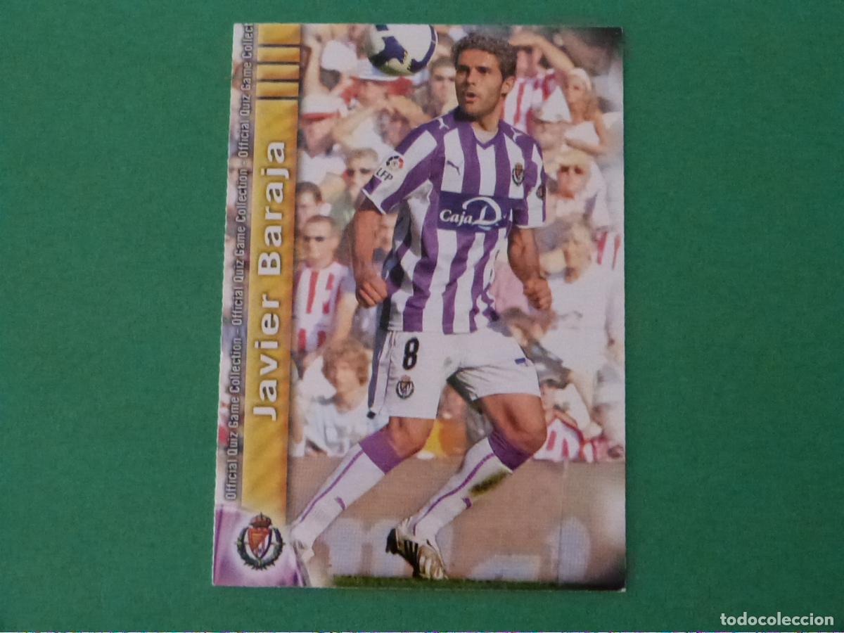 Cartes &agrave; collectionner de Football: TRADING CARD FUTBOL JAVIER BARAJA REAL VALLADOLID N&ordm; 413 FICHAS LIGA MUNDICROMO 2009-2010/09-10