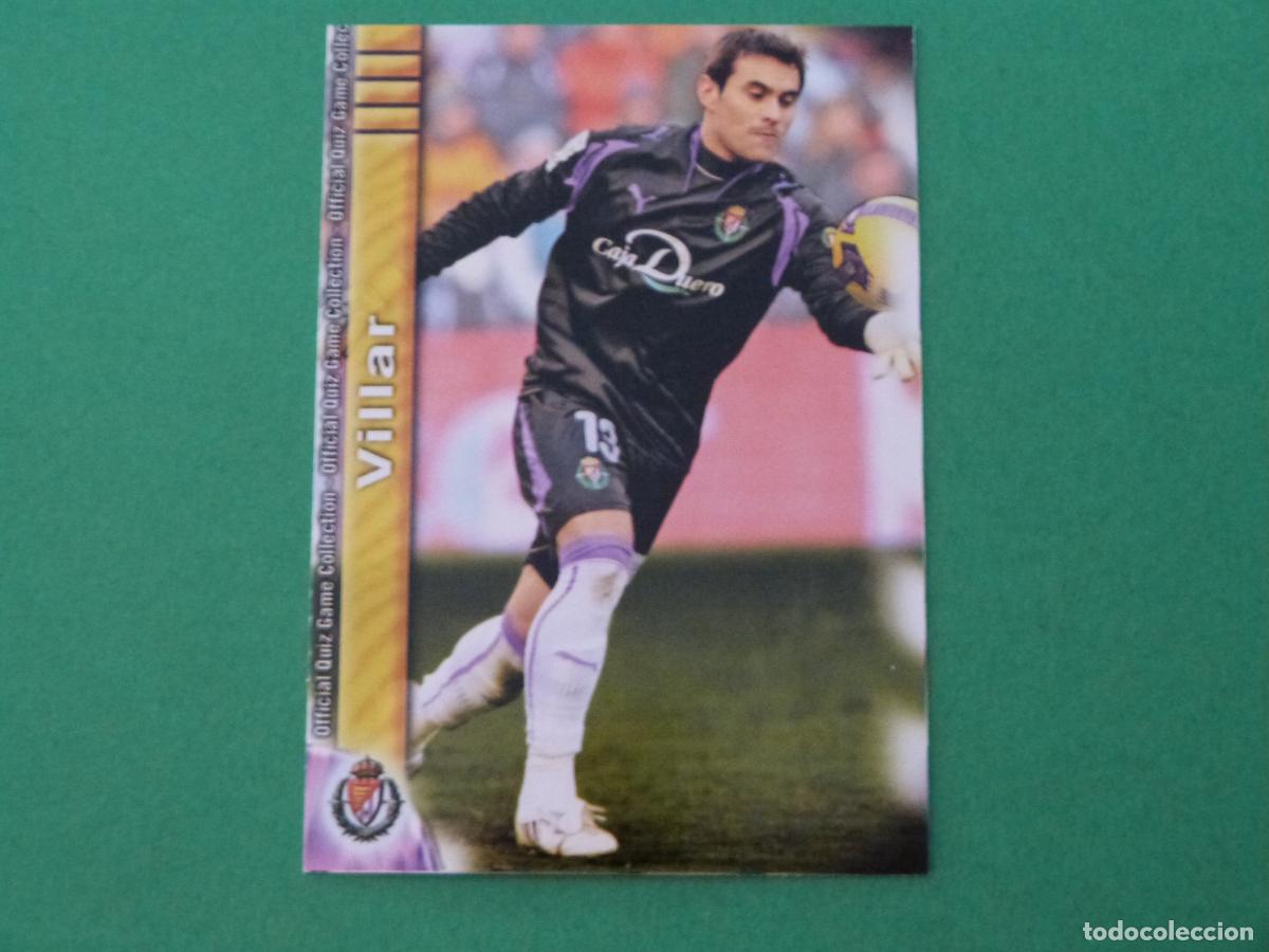 Cromos de f&uacute;tbol: TRADING CARD FUTBOL VILLAR REAL VALLADOLID N&ordm; 409 FICHAS LIGA MUNDICROMO 2009-2010/09-10
