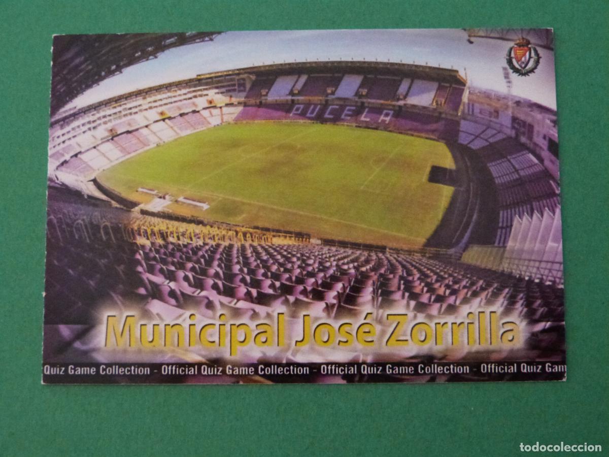 Cromos de f&uacute;tbol: TRADING CARD FUTBOL ESTADIO REAL VALLADOLID N&ordm; 407 FICHAS LIGA MUNDICROMO 2009-2010/09-10