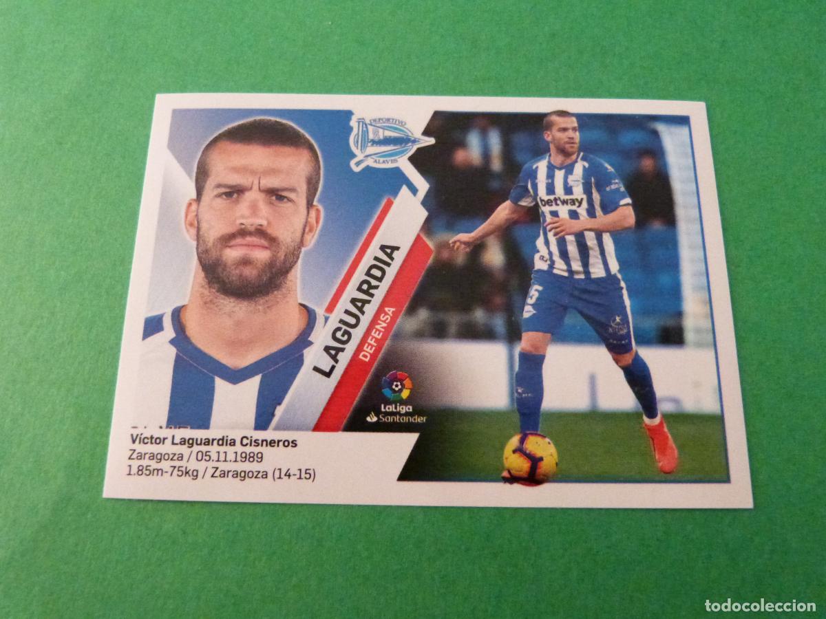 Cromos de f&uacute;tbol: CROMO FUTBOL LAGUARDIA DEPORTIVO ALAVES SIN PEGAR N&ordm; 6 LIGA ESTE 2019-2020/19-20 PANINI
