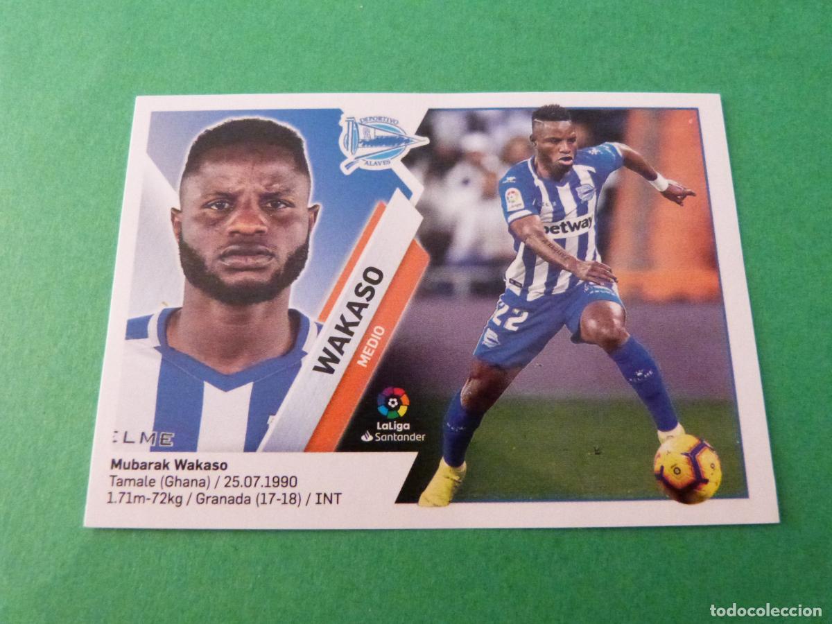 Cromos de Futebol: CROMO FUTBOL WAKASO DEPORTIVO ALAVES SIN PEGAR N&ordm; 11 LIGA ESTE 2019-2020/19-20 PANINI